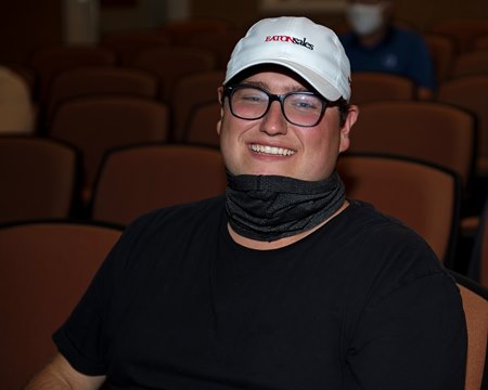 Bloodstock agent Joe Hardoon in 2020 at Fasig-Tipton