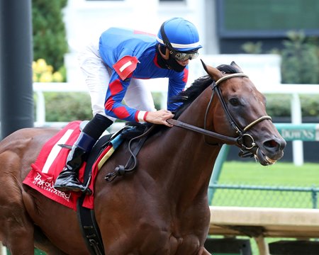 Ry's the Guy wins the Champions Day Marathon Overnight Stakes at Churchill Downs