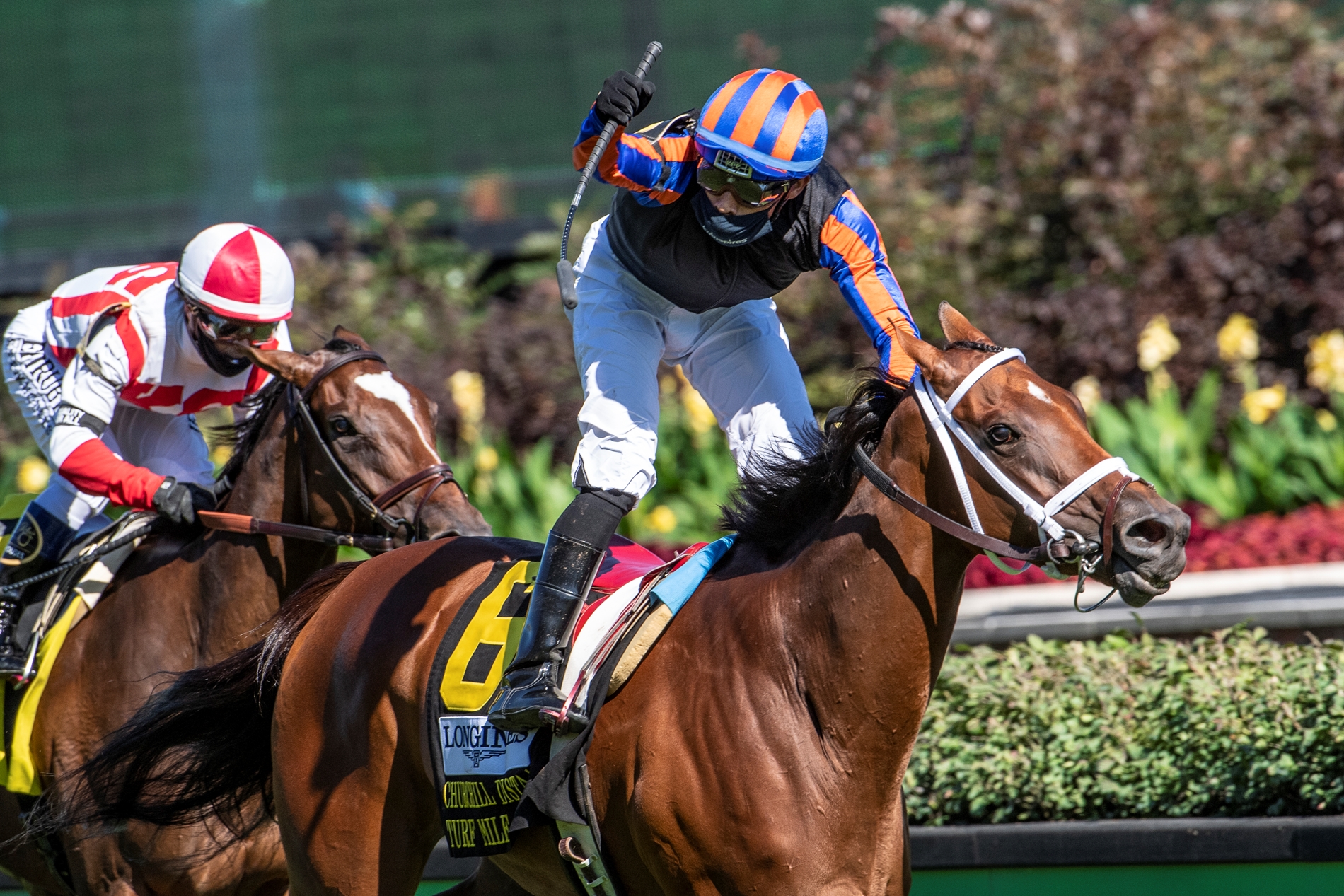 Beau Recall Surges to Churchill Distaff Turf Mile Score BloodHorse