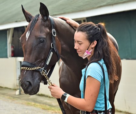 Andie Biancone with Sole Volante at Churchill Downs Sept. 1