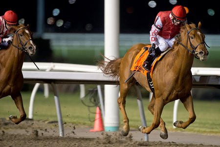 Red River Rebel wins the Frost King Stakes at Woodbine