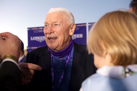 Spendthrift Farm owner B. Wayne Hughes during the 2020 Breeders' Cup World Championships at Keeneland 