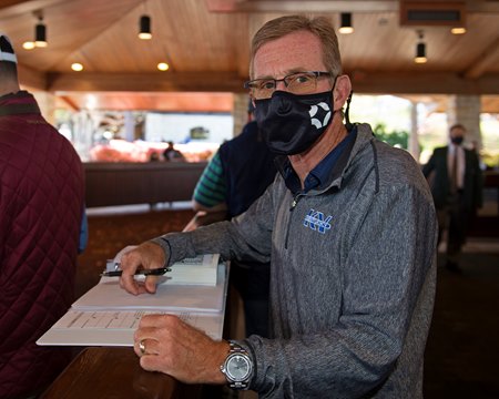 Dan Hall of Hidden Brook at the Keeneland November Sale