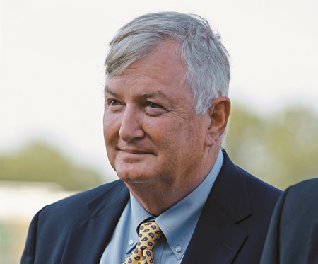 John Forbes in 2010 after winning the Monmouth Stakes with Get Serious at Monmouth Park