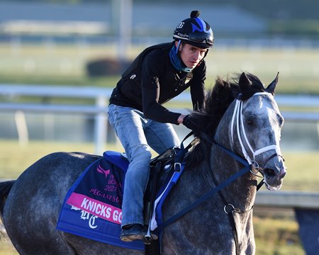 Knicks Go trains ahead of the Pegasus World Cup at Gulfstream Park