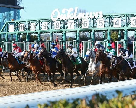 Racing at Oaklawn Park