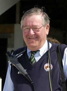 Dr. Gary Lavin in 2002 at Keeneland