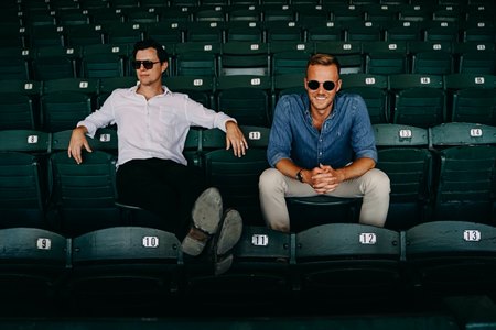 (L-R): Commonwealth co-founders Brian Doxtator and Chase Chamberlin at Keeneland
