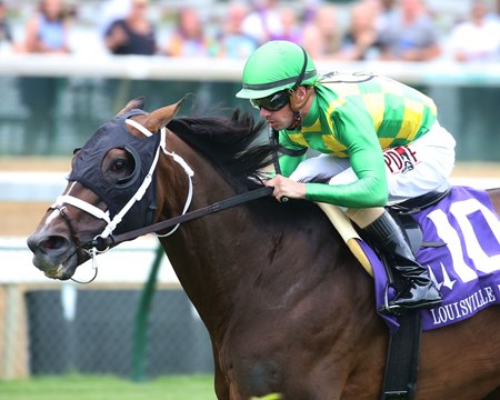 Arklow scores in the Louisville Stakes at Churchill Downs