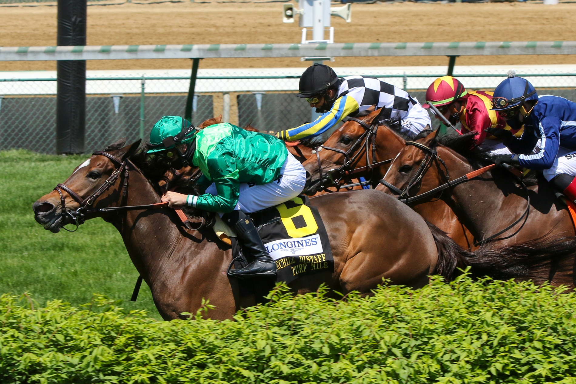 Blowout Goes for Grade 1 in Just a Game BloodHorse