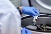 June 11, 2021: UK Equine Analytical Chemistry Laboratory
Separated blood samples coming out of a Centrifuge...
Rick Samuels/The Blood-Horse