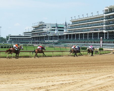 Racing at Churchill Downs