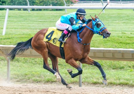 Epic Luck breaks his maiden at Delaware Park