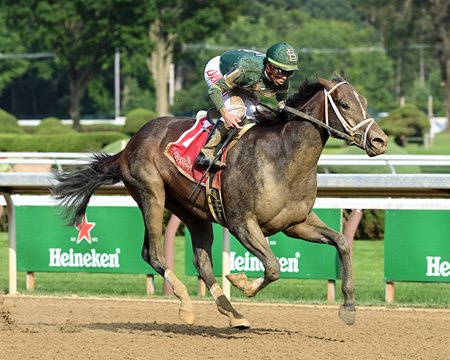 Wit wins the Sanford Stakes at Saratoga Race Course