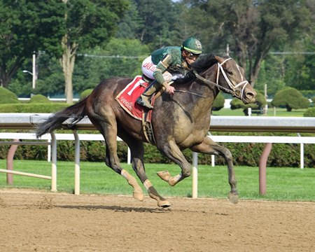 Wit wins the 2021 Sanford Stakes at Saratoga Race Course