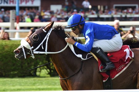 Rinaldi wins the Forbidden Apple Stakes at Saratoga Race Course
