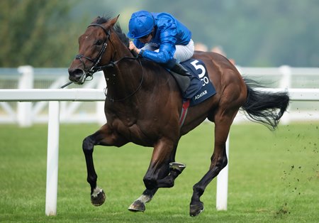 Adayar wins the 2021 King George VI And Queen Elizabeth Stakes at Ascot Racecourse