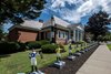 Exterior View of front of the National Museum of Racing and Hall of Fame in Saratoga Springs, N.Y.   