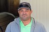  Jorge Navarro outside of Private Zone&#39;s stall
Morning scenes at Keeneland for Breeders&#39; Cup on Oct. 22, 2015.


