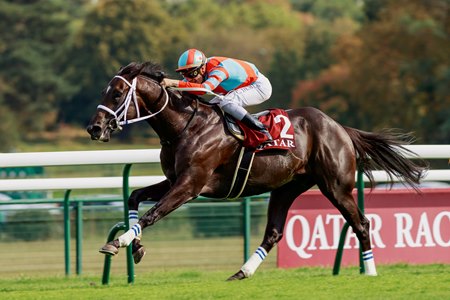 Deep Bond wins the Prix Foy at Longchamp Racecourse