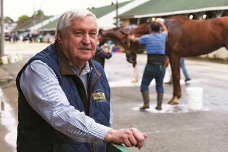 Dr. J. David Richardson at Churchill Downs