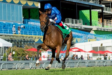 Wild Beauty wins the Natalma Stakes at Woodbine