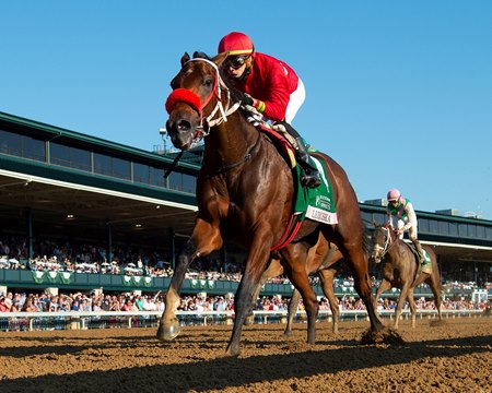 Letruska Overwhelms Spinster Rivals at Keeneland - BloodHorse