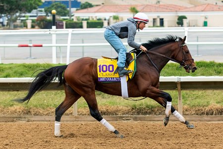 Art Collector stretches his legs Oct. 31 at Del Mar