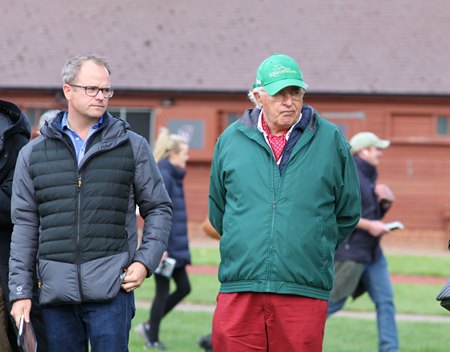Coolmore's M.V. and John Magnier at the Tattersalls October Yearling Sale