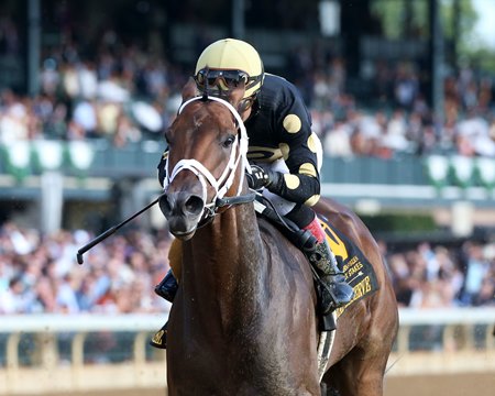 Special Reserve wins the 2021 Phoenix Stakes at Keeneland