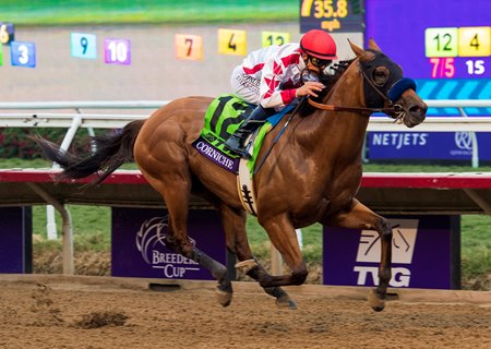 Corniche wins the Breeders' Cup Juvenile at Del Mar