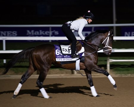 Life Is Good gallops Nov. 1 at Del Mar