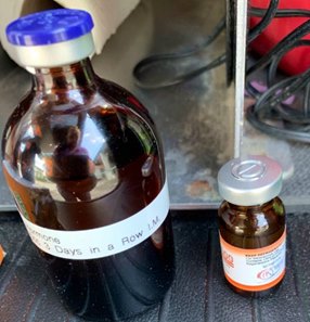 Bottles of PEDs trainer Jorge Navarro administered to his racehorses 
