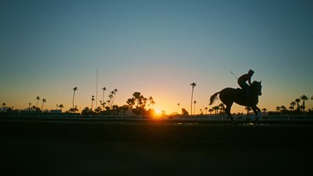 A still from the movie "Jockey," filmed at Turf Paradise
