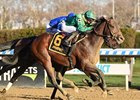 Miles D wins the 2021 Discovery Stakes at Aqueduct