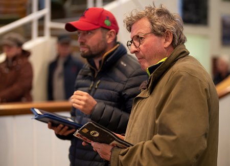 Mark (right) and Charlie Johnston