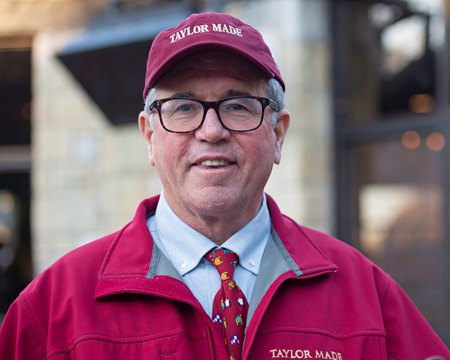 Duncan Taylor at the Keeneland January Horses of All Ages Sale, where the company sold its first horse at public auction in 1978