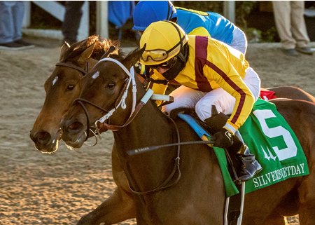 La Crete wins the Silverbulletday Stakes at Fair Grounds Race Course