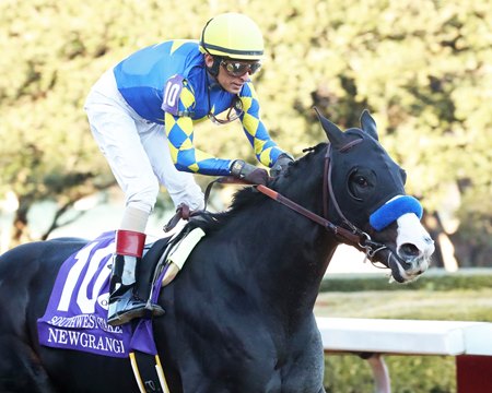 Newgrange wins the 2022 Southwest Stakes at Oaklawn Park