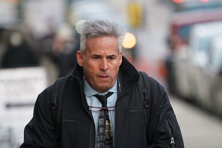 Dr. Seth Fishman arrives Jan. 21 at the Daniel Patrick Moynihan United States Courthouse 