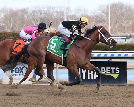 Barese wins the Gander Stakes at Aqueduct Racetrack