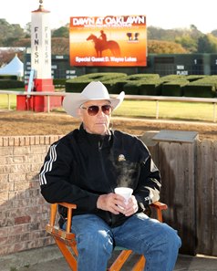 D. Wayne Lukas at Oaklawn Park