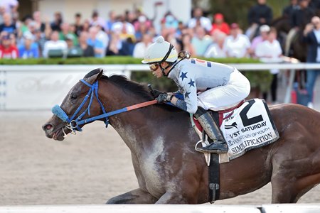 Simplification wins the Fountain of Youth Stakes at Gulfstream Park 