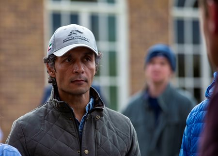 Bhupat Seemar at the 2022 Tattersalls Craven Breeze-Up Sale