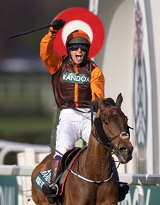 Noble Yeats wins the 2022 Grand National Handicap Steeplechase at Aintree Racecourse