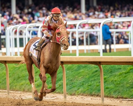 Rich Strike and Sonny Leon win the Kentucky Derby at Churchill Downs