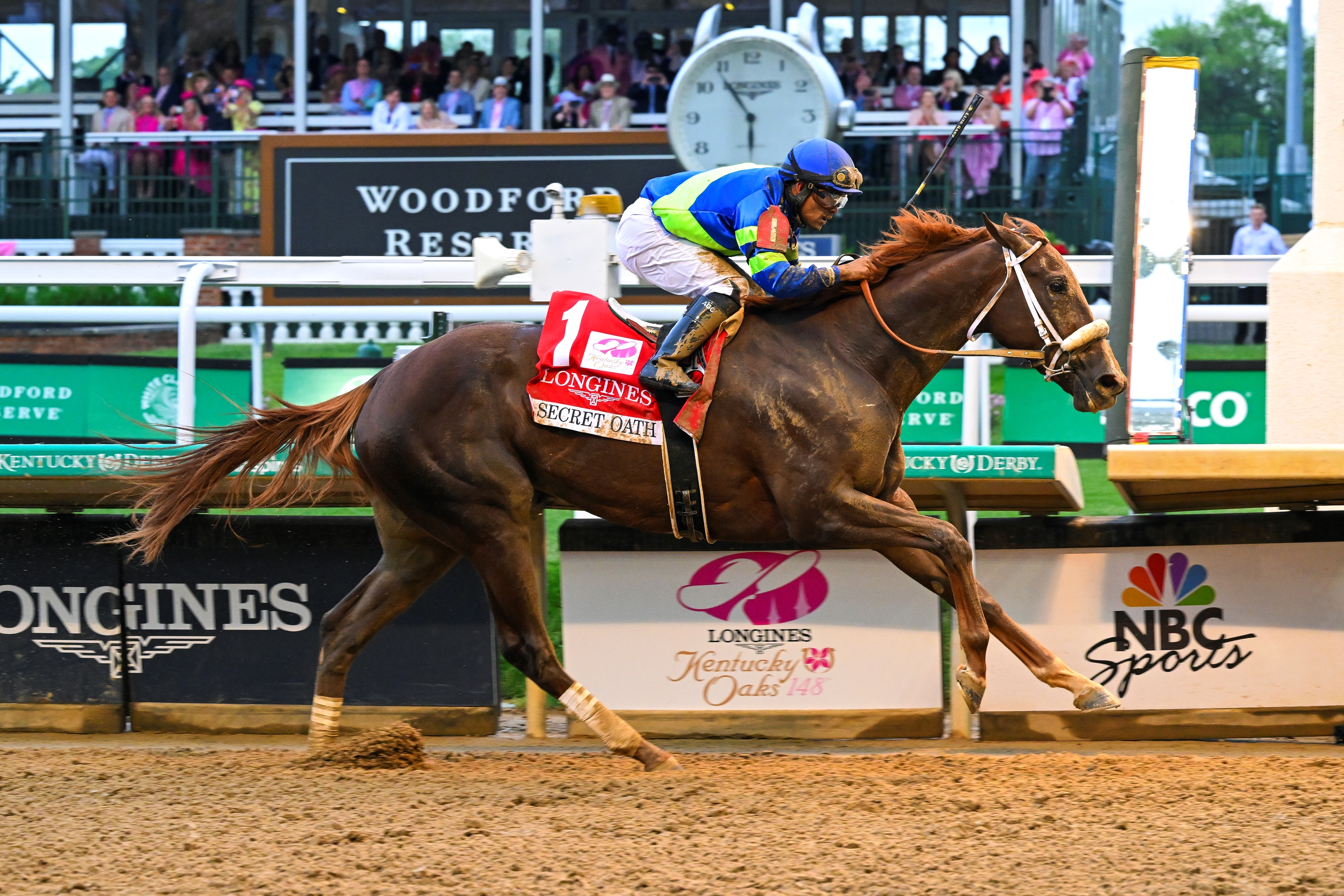 Briland Homebred Secret Oath Soars to Kentucky Oaks Win BloodHorse