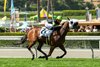 Count Again and jockey Irad Ortiz, Jr. win the Grade I, $500,000 Shoemaker Mile, Monday, May 30, 2022 at Santa Anita Park, Arcadia CA.
&#169; BENOIT PHOTO