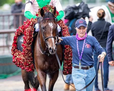 Highland Chief after his victory in the Man o' War Stakes at Belmont Park