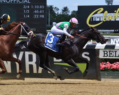 Artorius wins a maiden special weight at Belmont Park